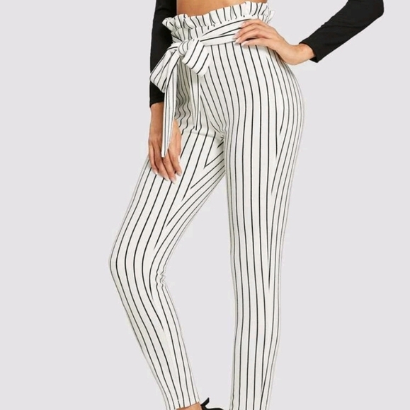 SHEIN Pants - Paperbag Tie Waist Pants